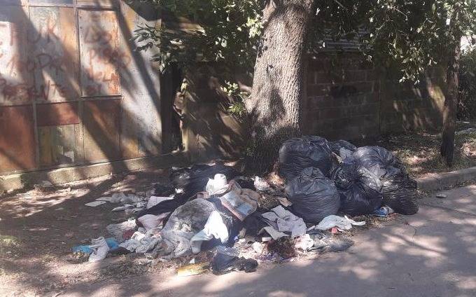 Quejas en Villa Elvira por un basural que cumplió un mes