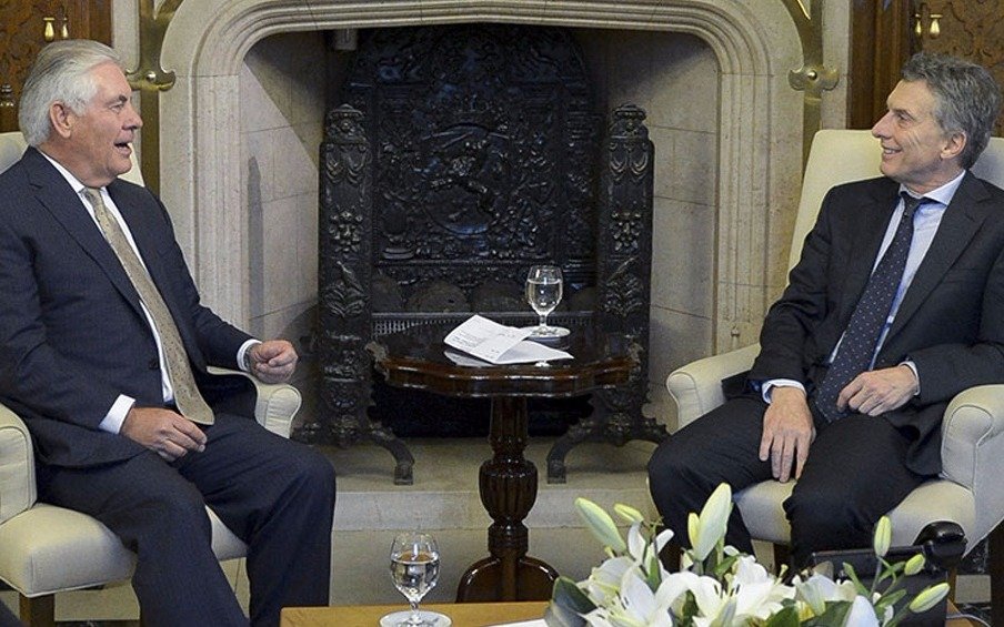 Macri se reunirá con Rex Tillerson, el secretario de Estado de EE.UU