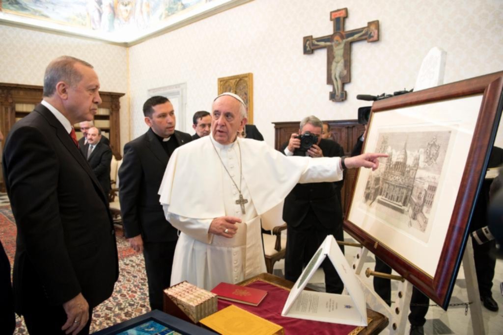 El Papa recibió al presidente de Turquía y conversaron sobre el “status” de Jerusalén