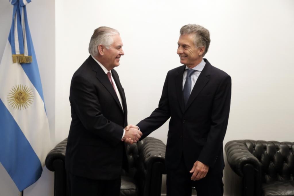 Macri trató con Tillerson las diferencias comerciales, la agenda del G20 y Venezuela