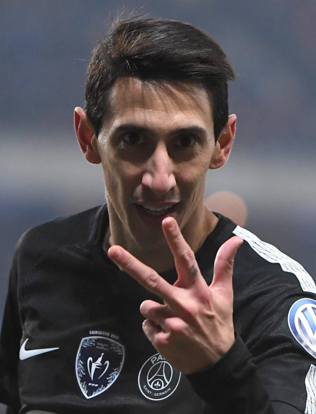 Triplete del “Fideo” Di María en el PSG, que avanzó a los cuartos de la Copa de Francia