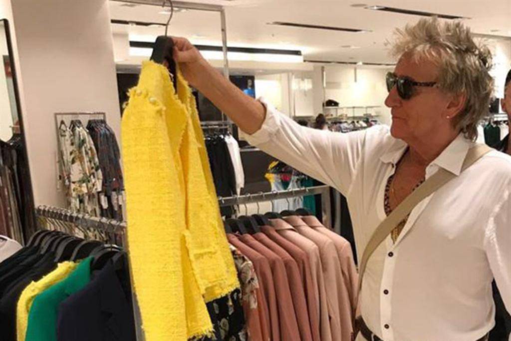 Rod Stewart, de paseo por Buenos Aires