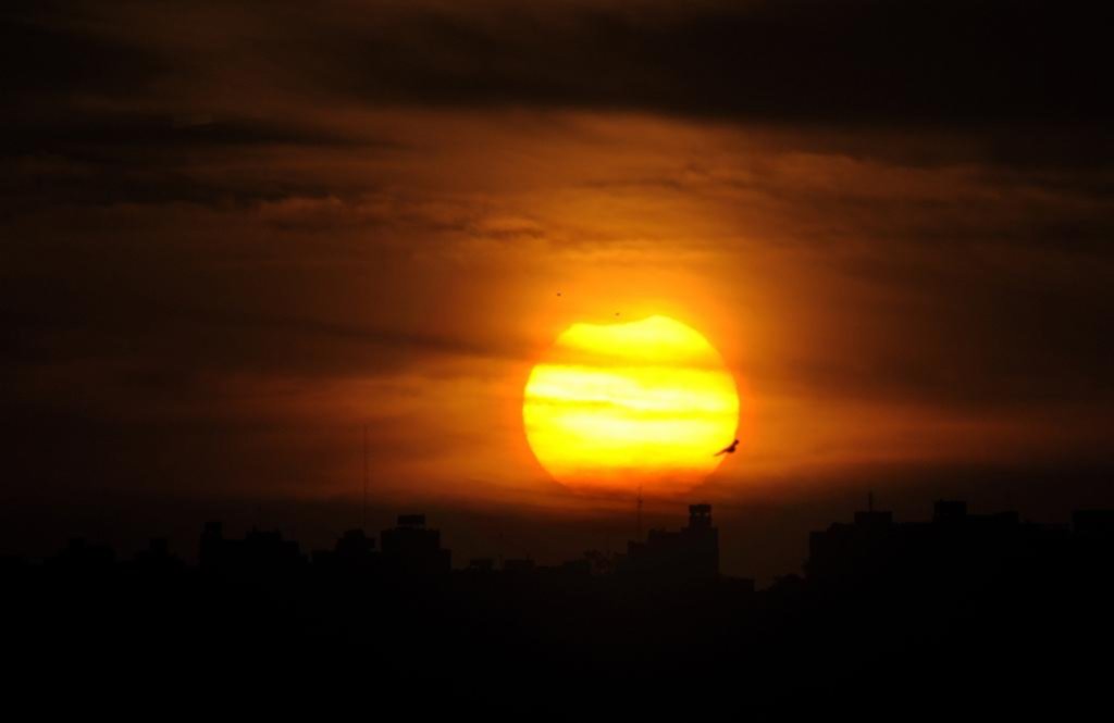 Miles de argentinos disfrutaron ayer del eclipse parcial de Sol