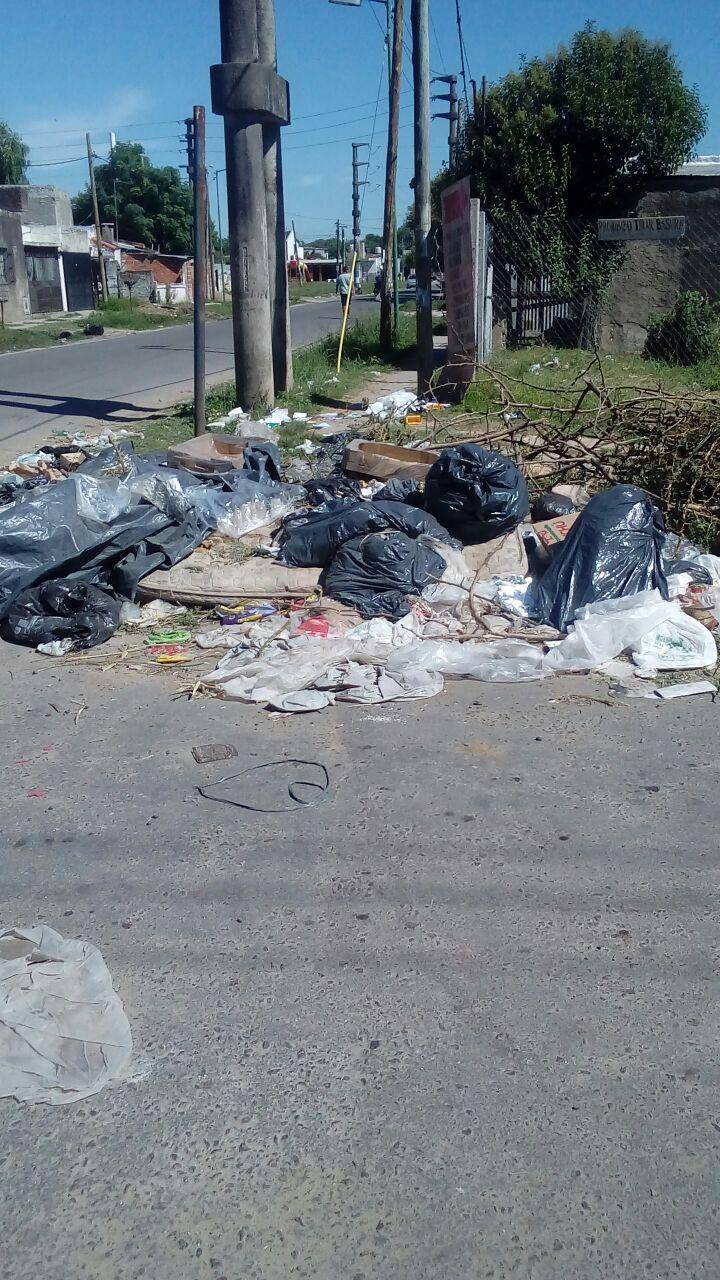 Falta de recolección en la zona de 122 y 60