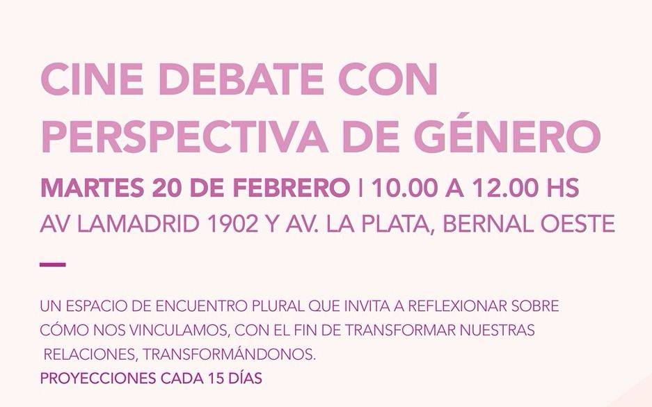 Cine debate sobre género en el CPCP Mercedes Sosa