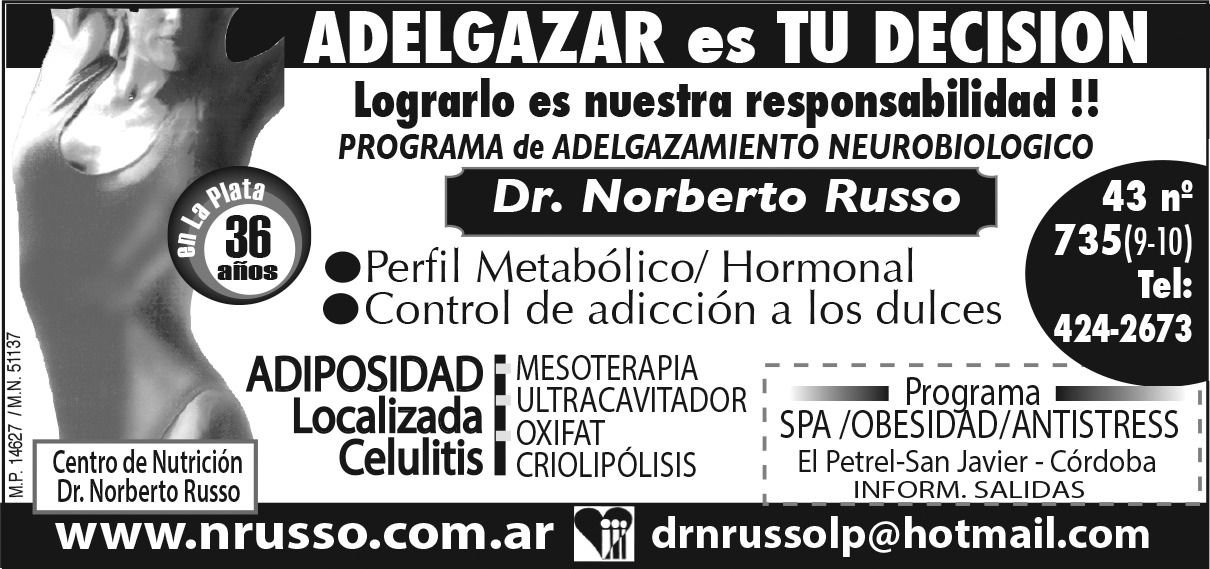Cuidá tu cuerpo con el Dr. Norberto Russo