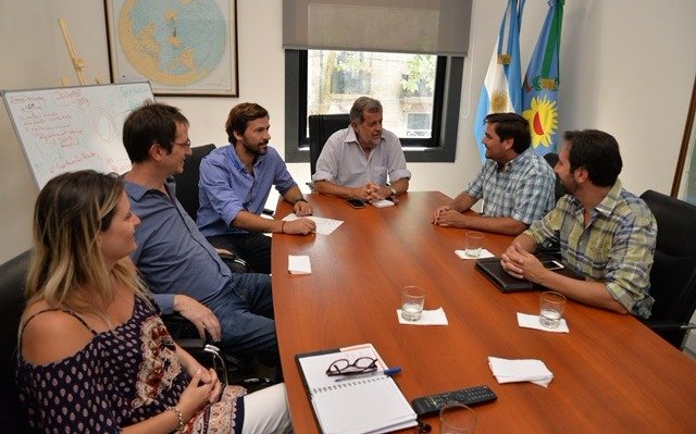 El ministro Elustondo y el diputado Emiliano Balbín mantuvieron una reunión
