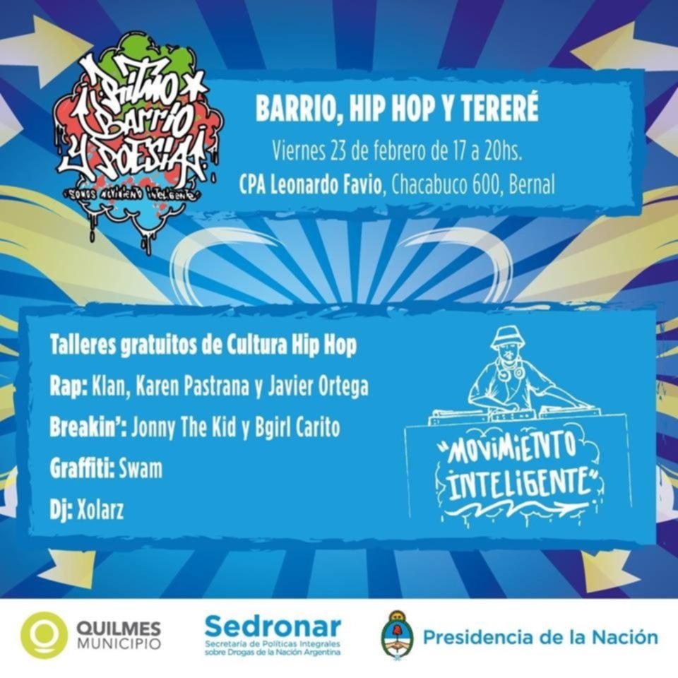 Se viene el Festival "Barrio, Hip hop y tereré"