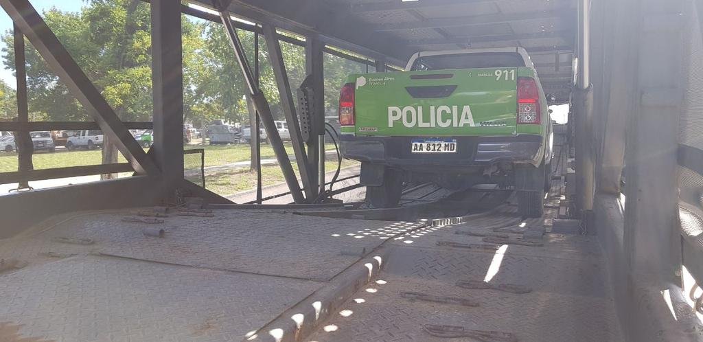 Denuncian que “llevaron a compactar una camioneta policial modelo 2016”