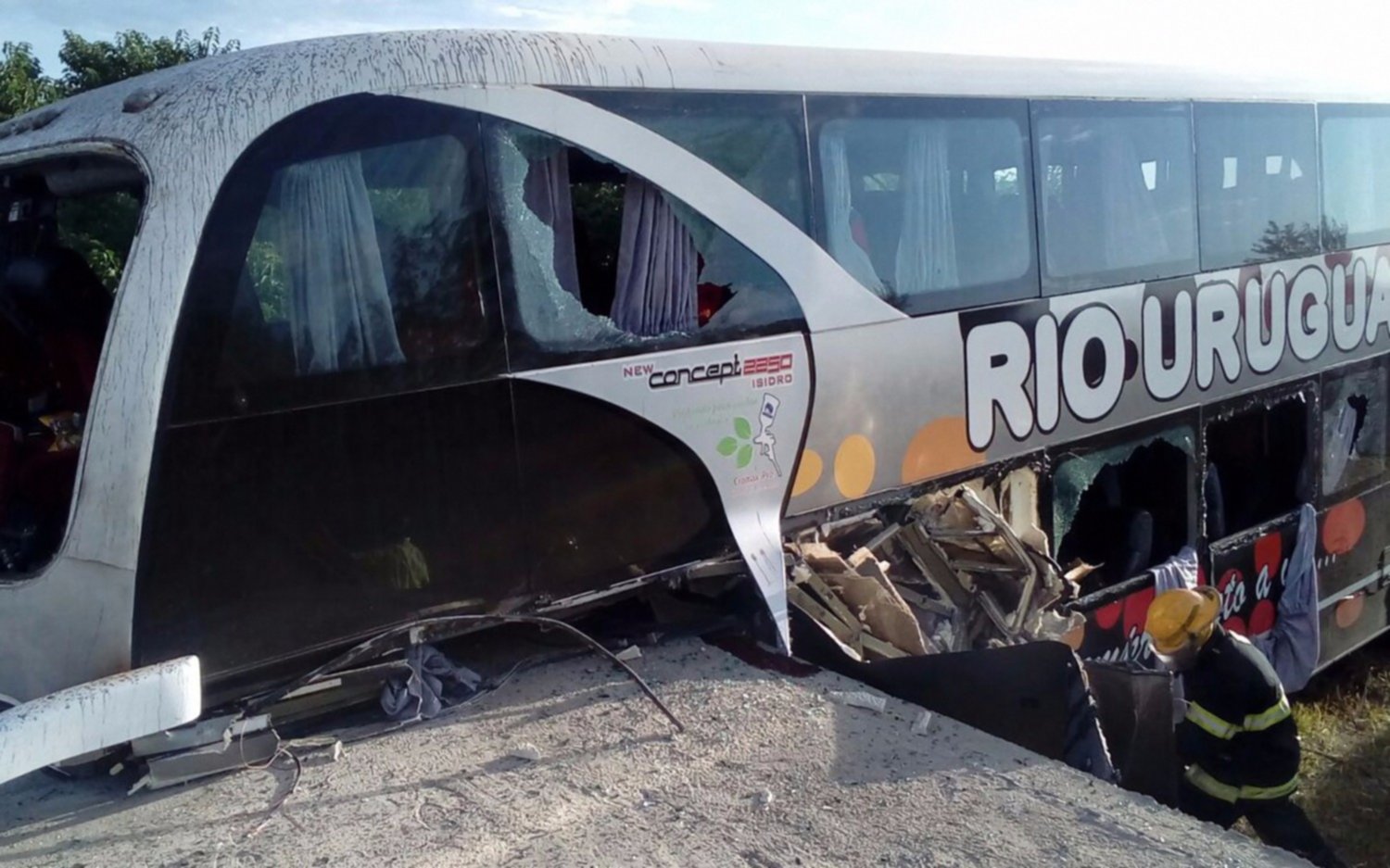  Dos muertos y 15 heridos al chocar un micro que trasladaba a un equipo de fútbol infantil