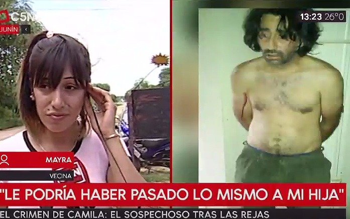 Tres días antes del crimen de  Camila el acusado intentó raptar a una nena 3 años
