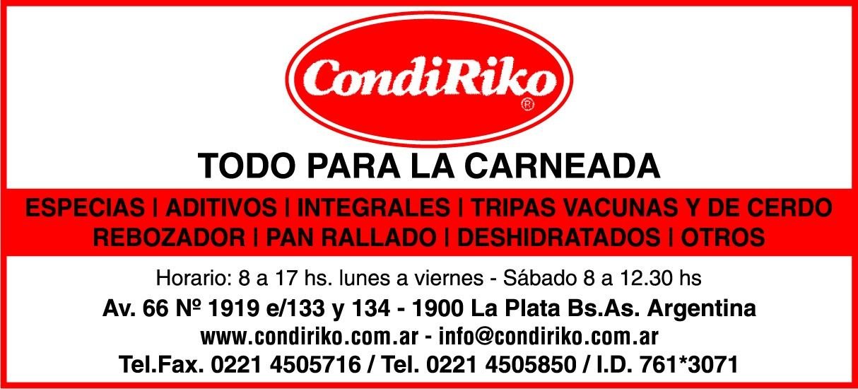 Condiriko: todo para la carneada