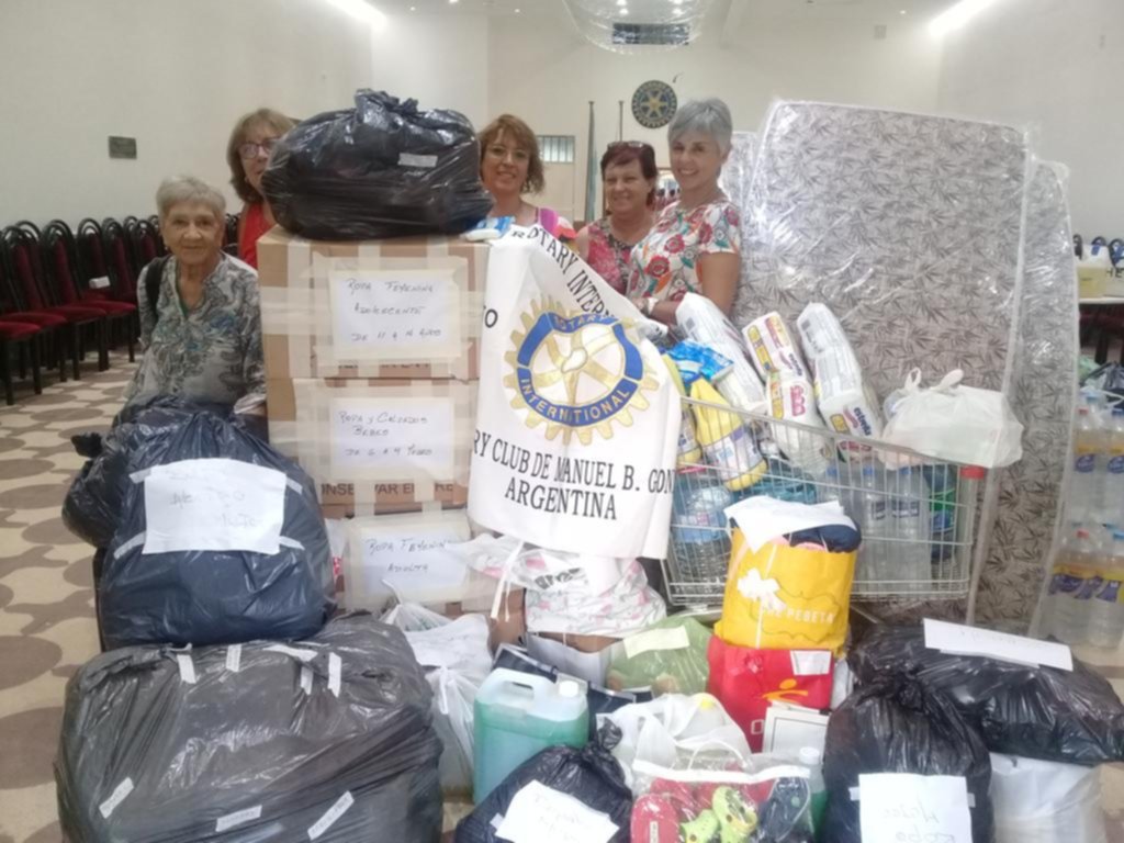 Una gran mano solidaria: colectas para los inundados en el Litoral