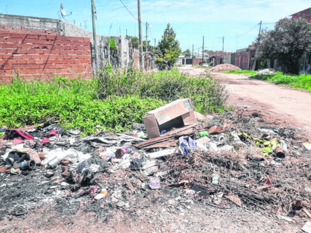 Piden que la Municipalidad limpie los basurales callejeros
