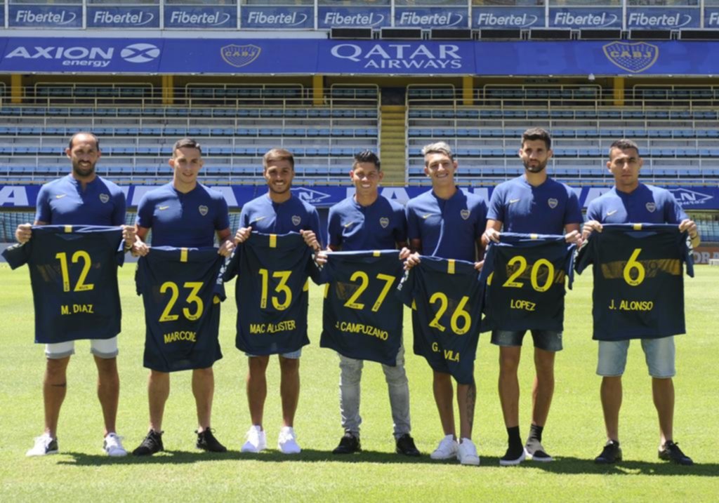 Día de presentaciones en Boca y, en lo que tiene que ver con el equipo, el DT espera a Nández