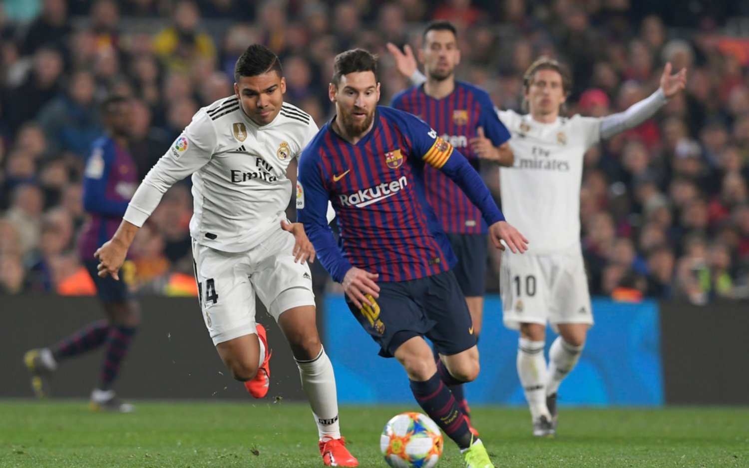 Barcelona, con un rato de Messi, empató con Real Madrid por la Copa del Rey