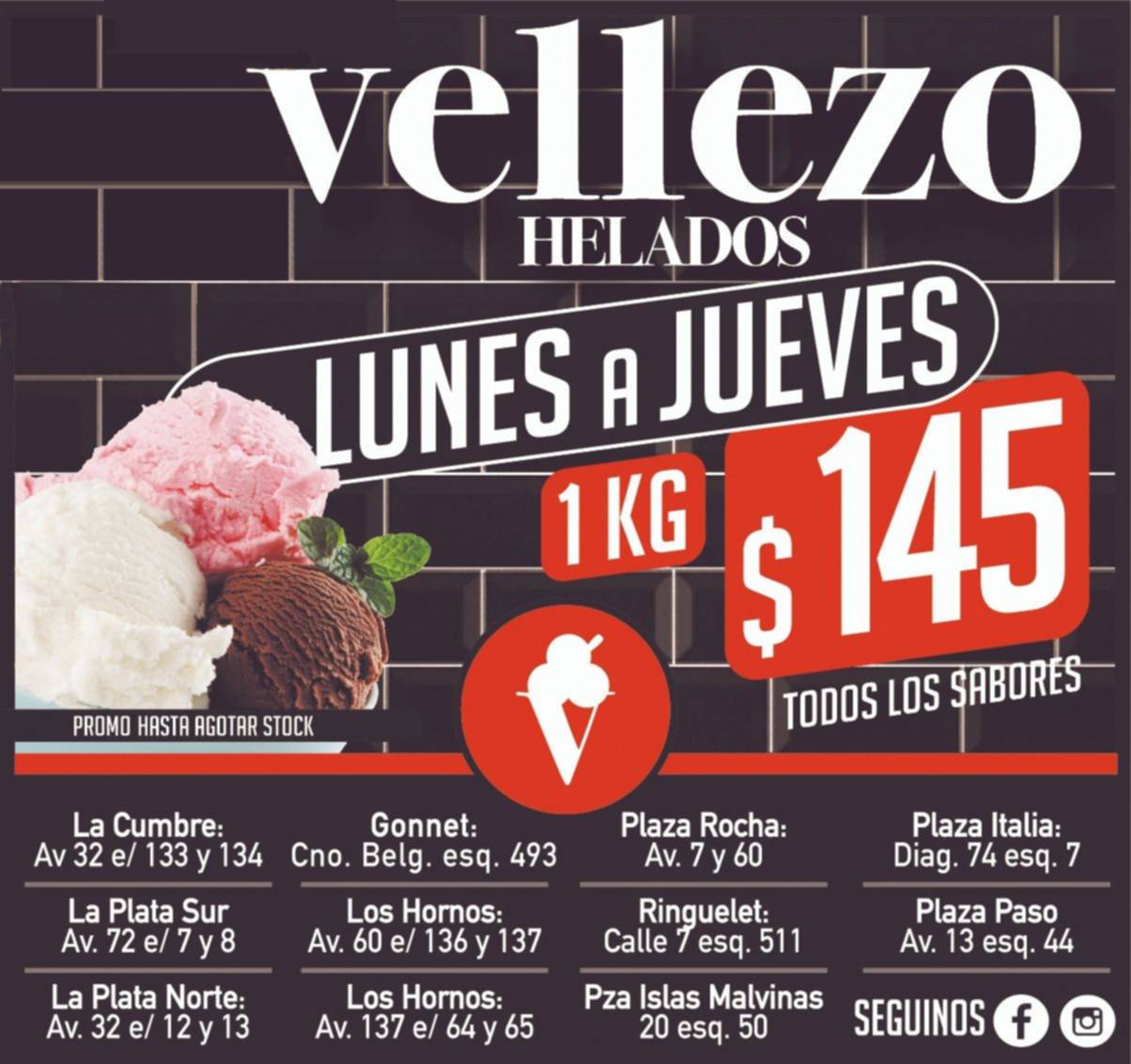 Vellezo te espera con una increíble oferta en helados
