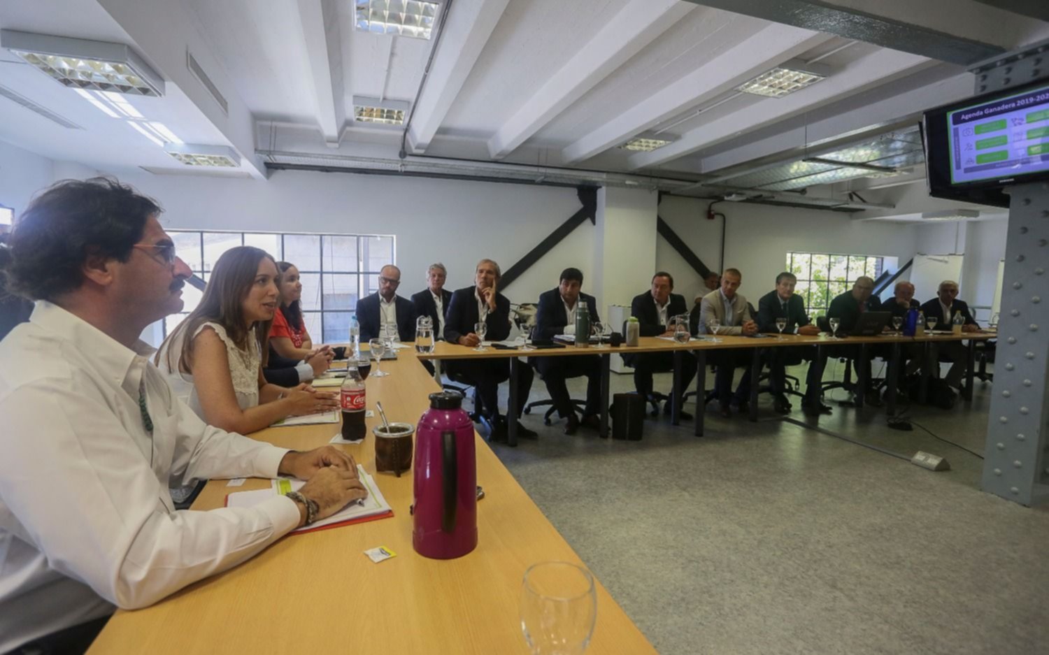 Vidal se reunió con la Mesa Agropecuaria y garantizó la continuidad de las obras
