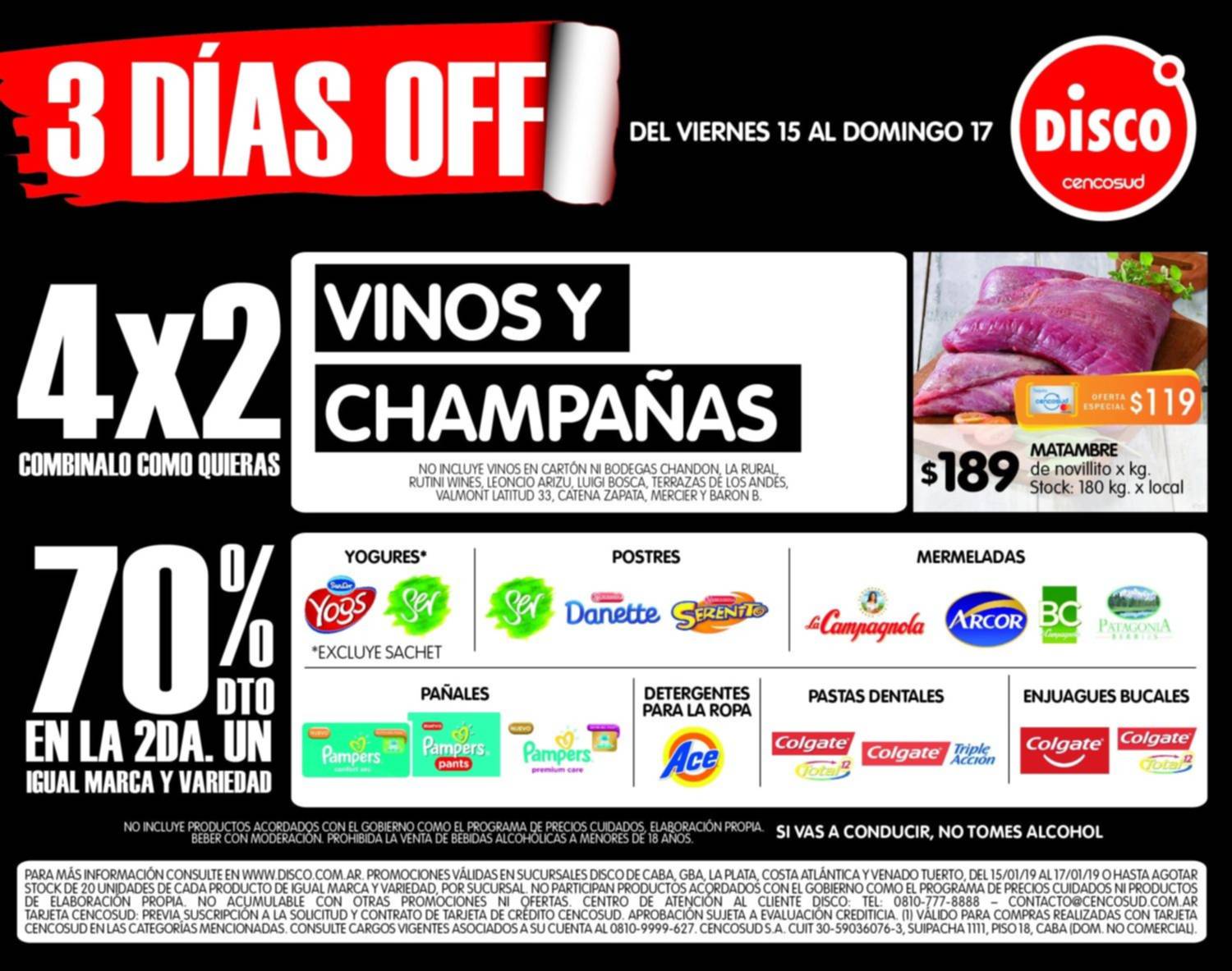 Disco te espera con tres días de grandes ofertas