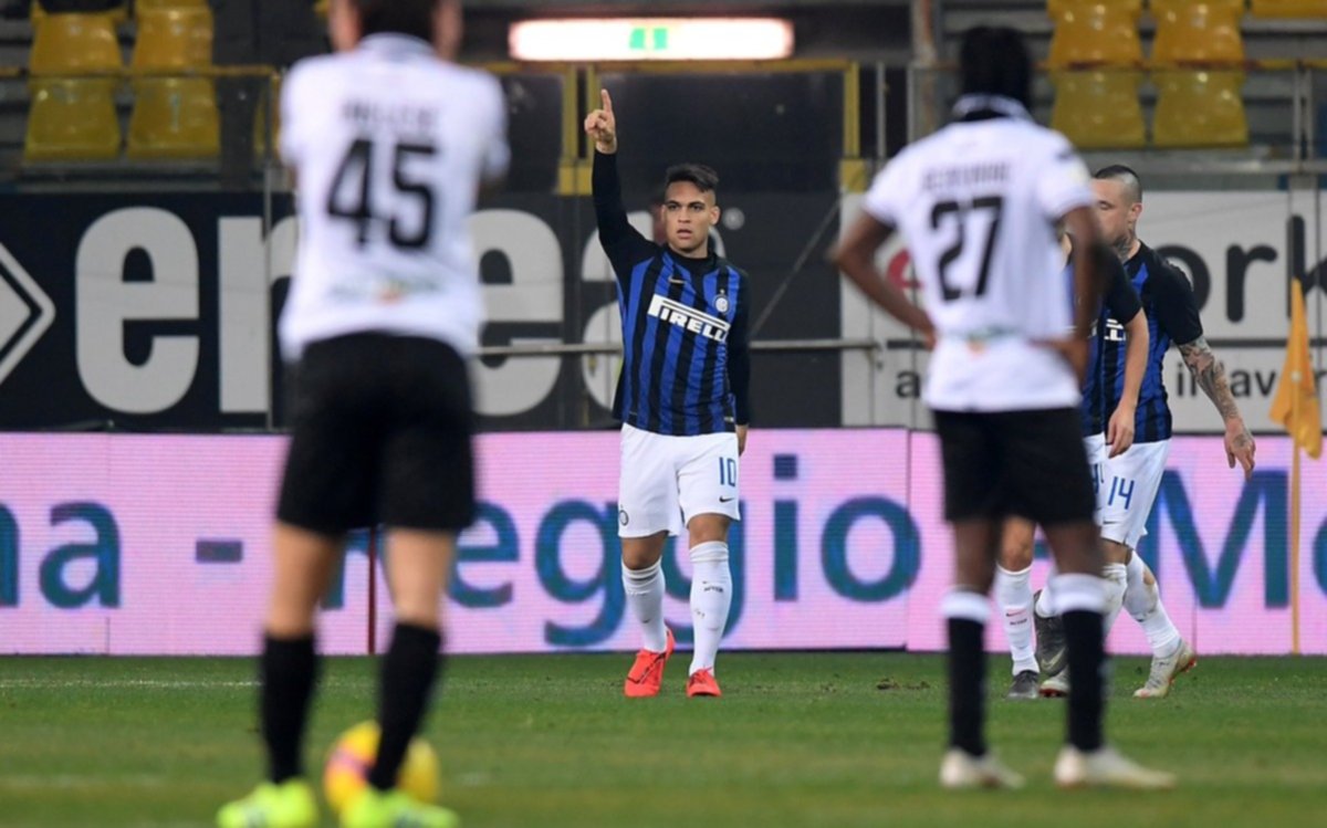 Inter, con un gol de Lautaro Martínez y sin Mauro Icardi, derrotó a Rapid Viena