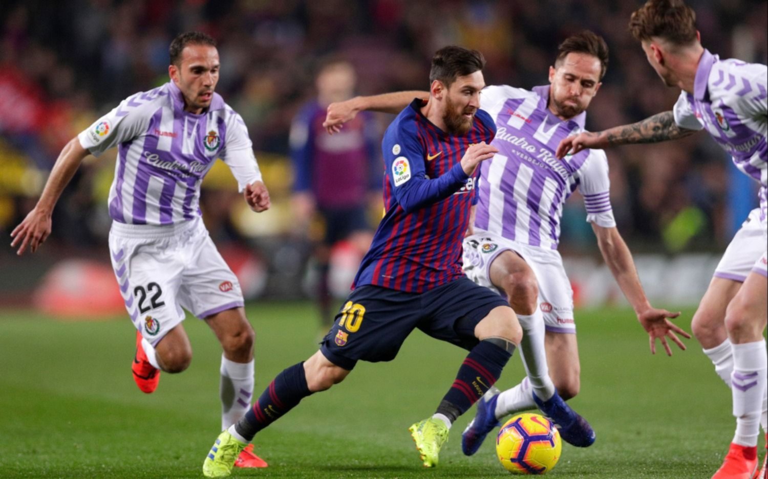 Barcelona, con gol de Messi, venció al Valladolid