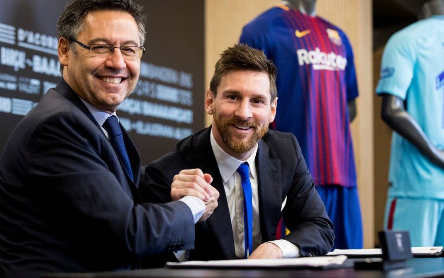 El presidente del Barcelona aseguró que "estamos trabajando para un futuro sin Messi"