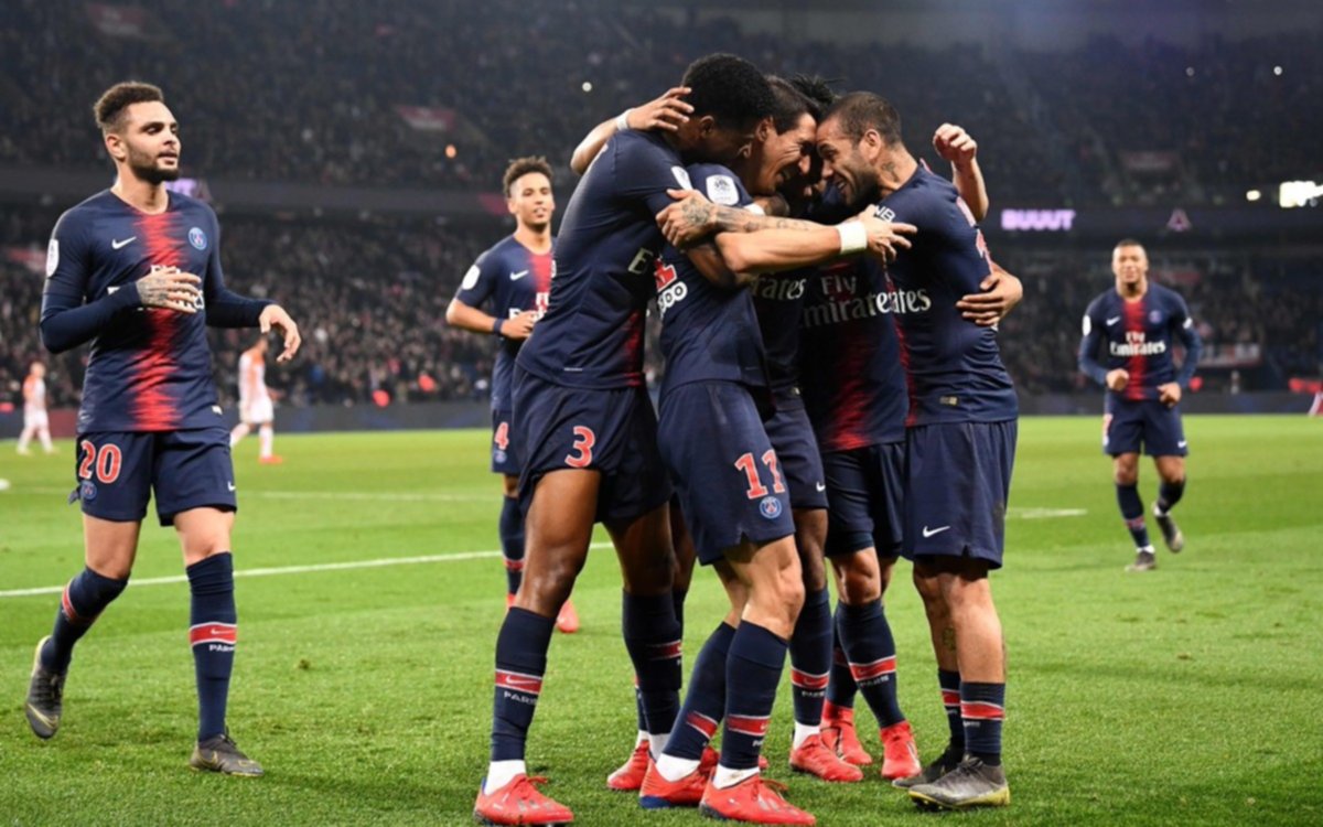VIDEO: El PSG goleó al Montpellier con un golazo de Di María 