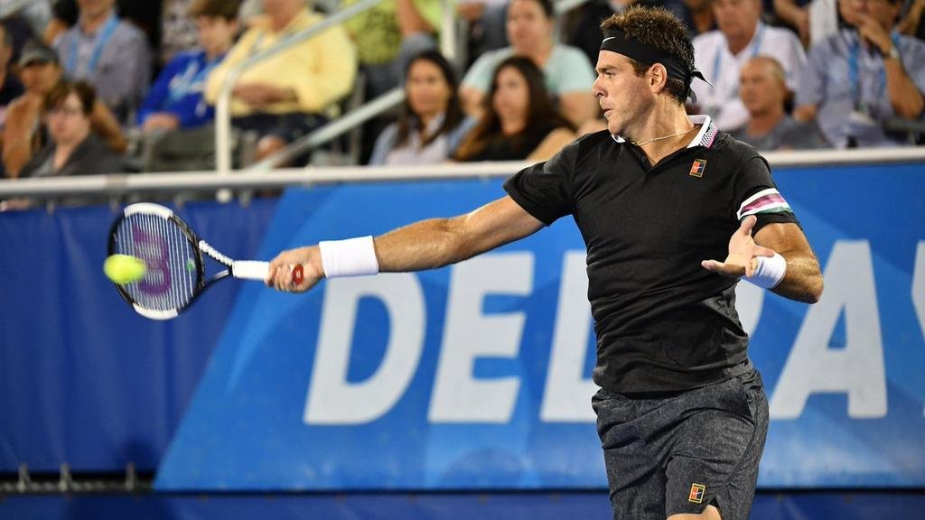 Del Potro se enfocó en priorizar su salud; mientras que juega por octavos de final de Delray Beach