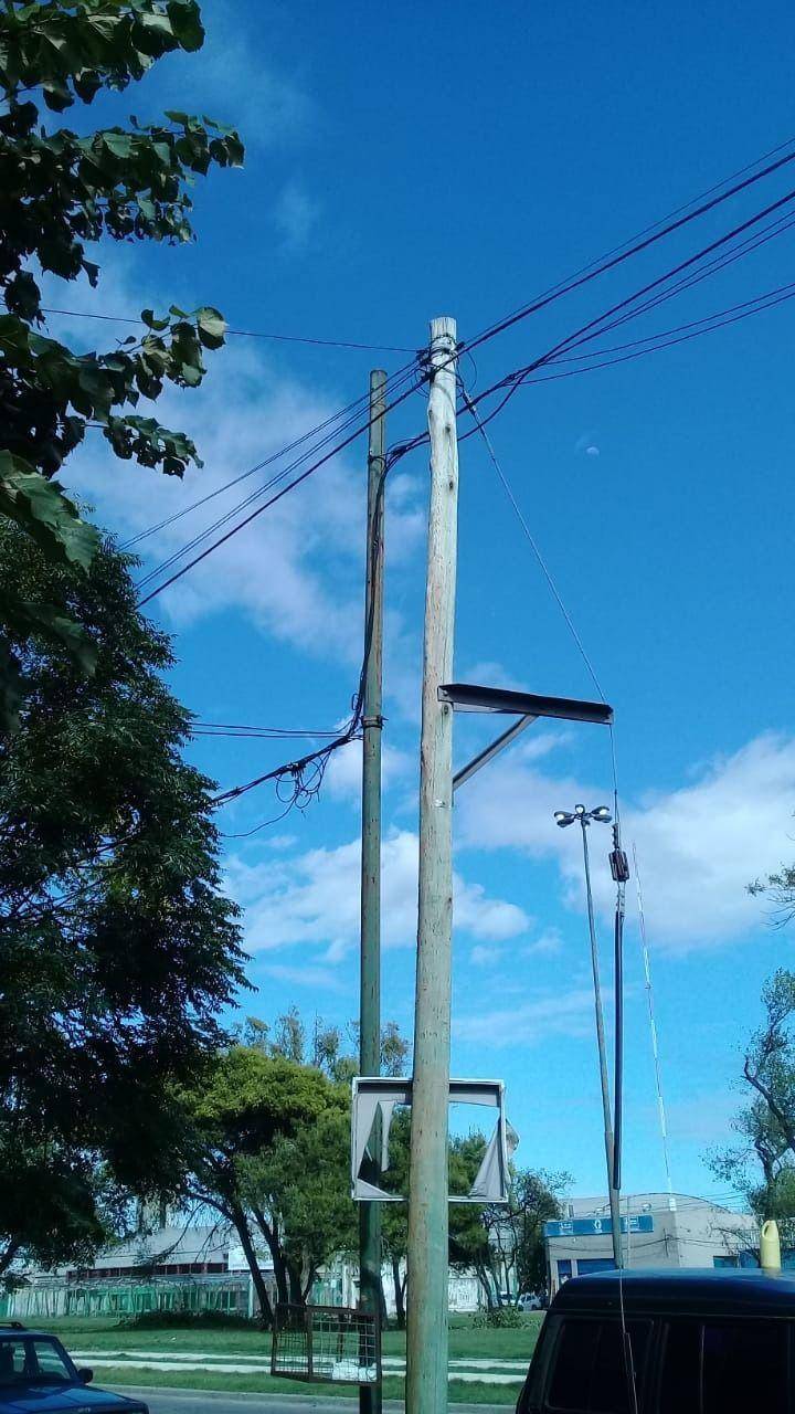 Sin alumbrado urbano por falta de una farola