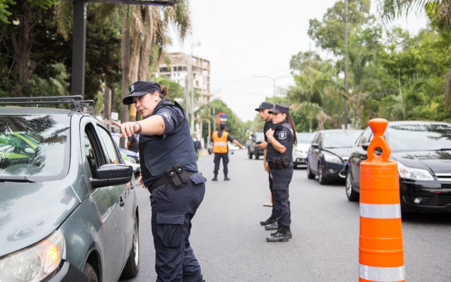 Operativo de control vehicular