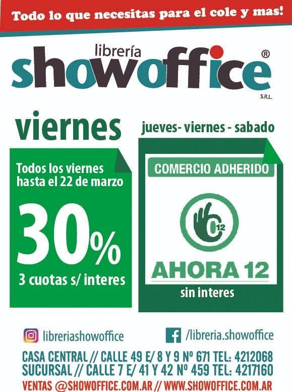 Todo lo que necesitás para el cole encontralo en Show Office