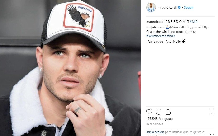 Icardi y un mensaje que acrecienta aún más los rumores sobre su salida del Inter