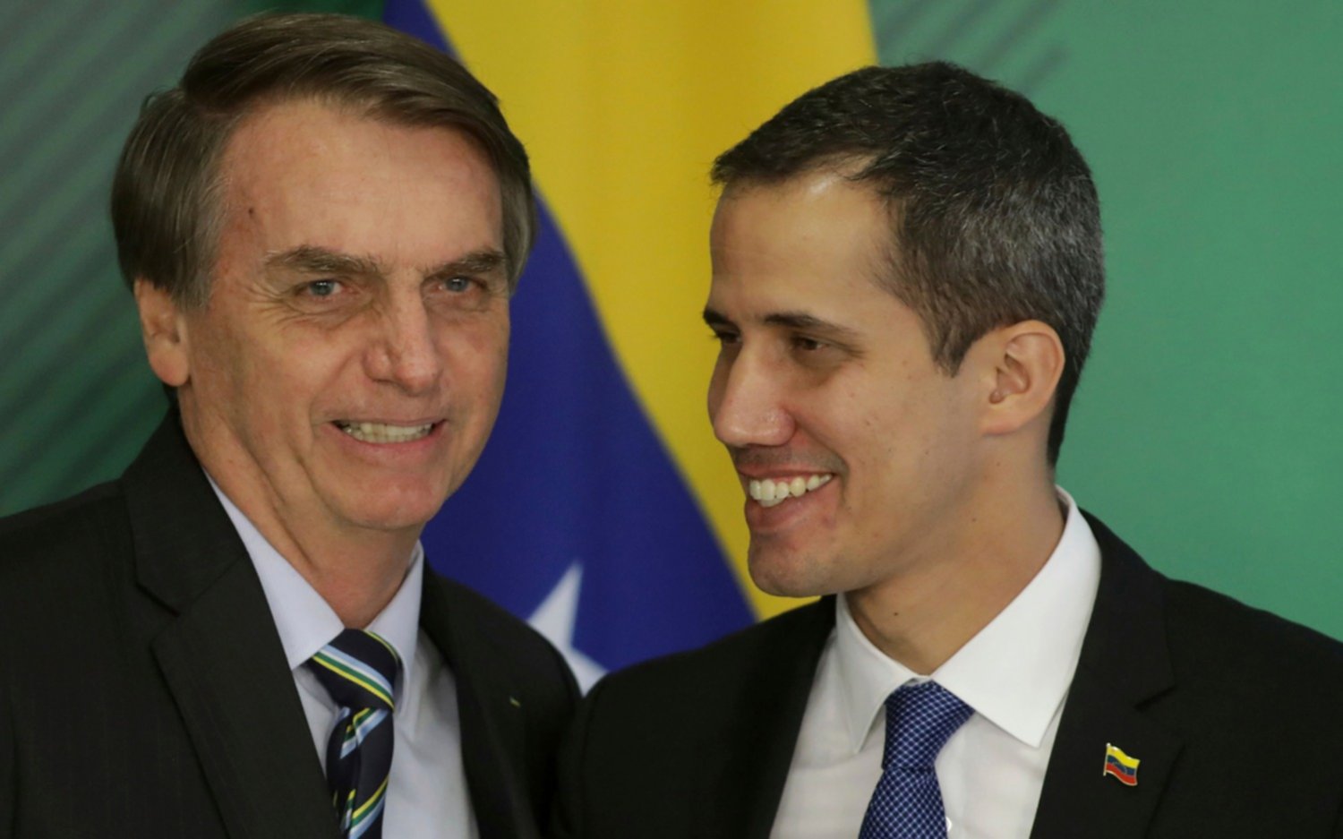 Bolsonaro recibió a Guaidó y lo presentó como la "esperanza" de libertad para Venezuela