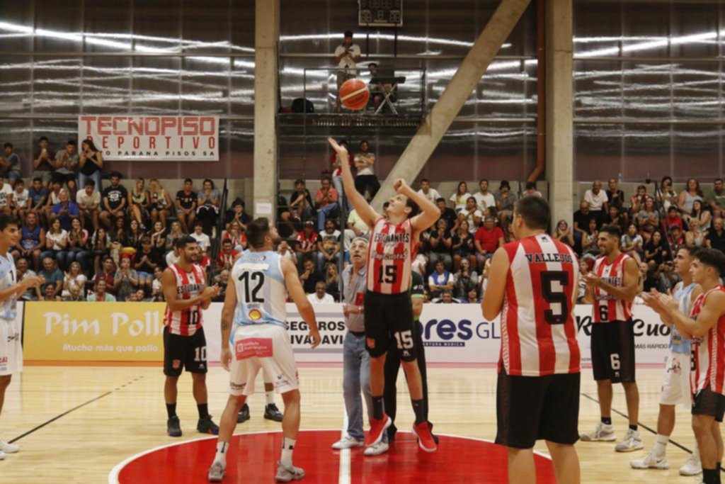 Fiesta completa para el básquet de Estudiantes: inauguró el Poli de 57 y 1 con un triunfo ante Unión