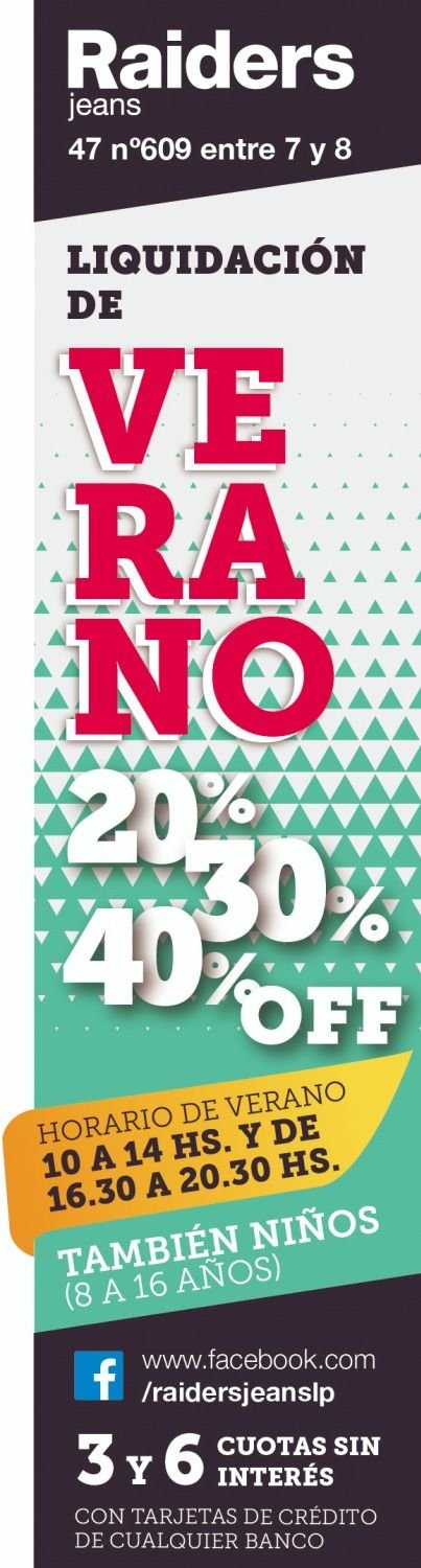 Liquidación de verano: hasta 40% off en ropa masculina y hasta 6 cuotas sin interés