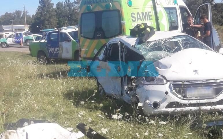 Conductor ebrio provocó un fuerte choque frontal que pudo haber sido una tragedia en Ruta 36