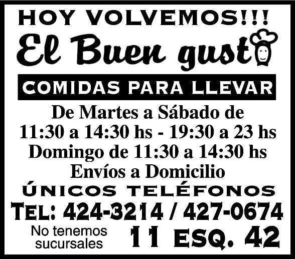 Elegí las mejores comidas para llevar con calidad asegurada