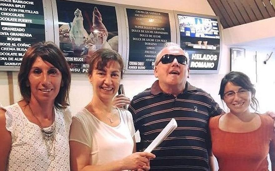Los gustos de los helados en menú braille