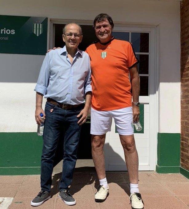 Sabella visitó a Falcioni en un emotivo encuentro en Banfield