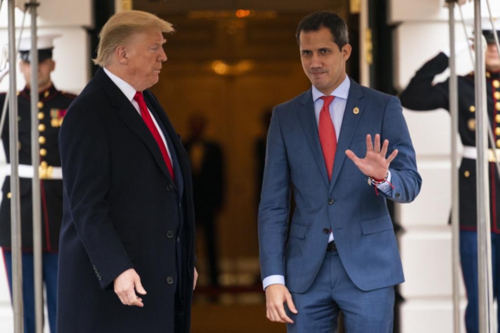Guaidó, recibido con honores en la Casa Blanca