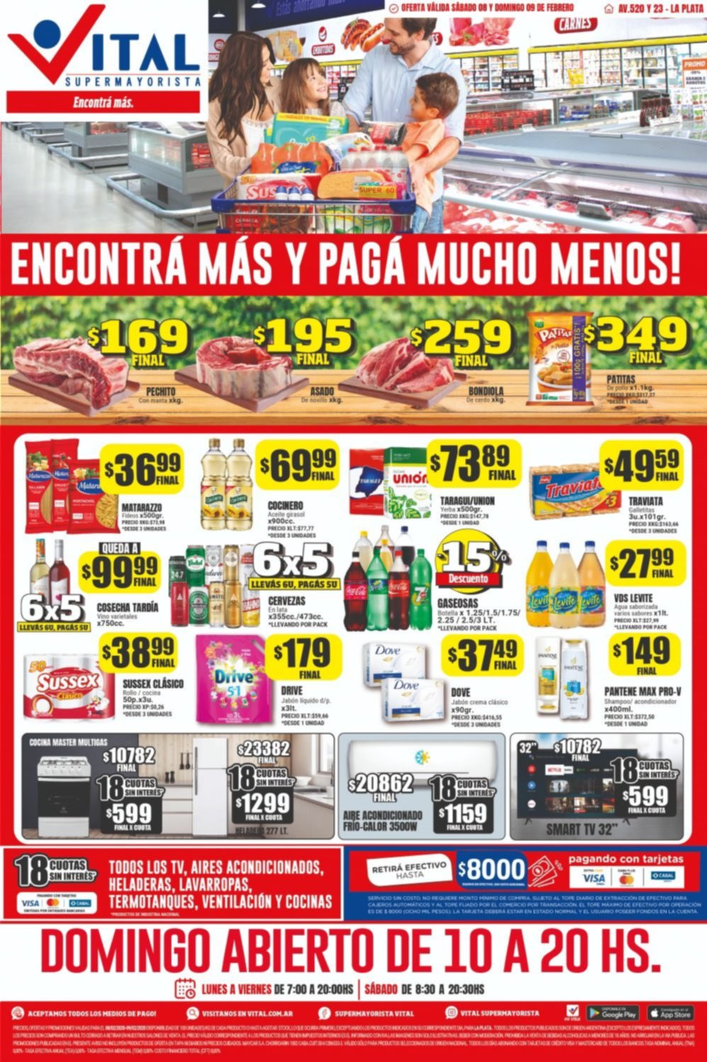Aprovechá 18 cuotas sin interés en electro y hogar