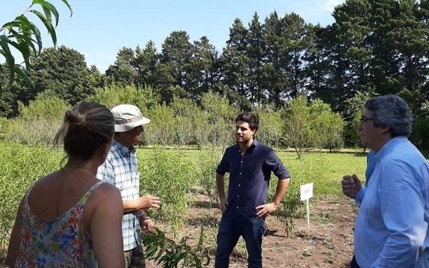 Ministro de Desarrollo Agrario bomaerense se reunió con productores por obras del manejo hídrico