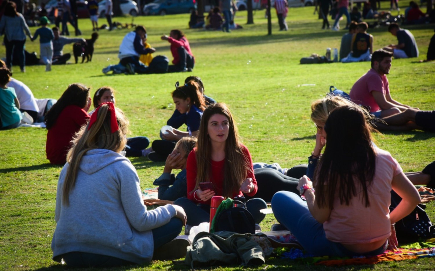  Domingo con temperatura de primavera en la  Ciudad tras los días de agobiante calor