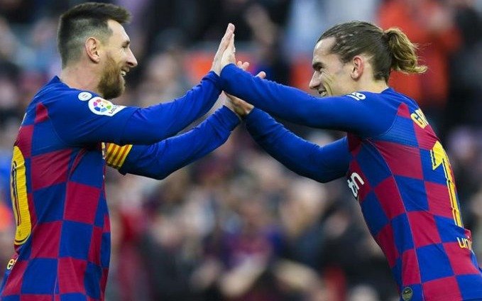 Griezmann aseguró que son "falsas" sus críticas a Messi