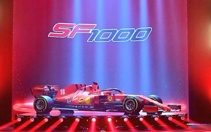 Presentan el modelo SF1000 con el que el equipo Ferrari de Fórmula 1 correrá en 2020