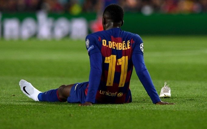 Dembélé será baja por seis meses en Barcelona