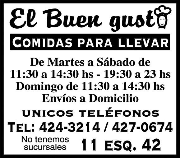 Elegí las mejores comidas para llevar con calidad asegurada