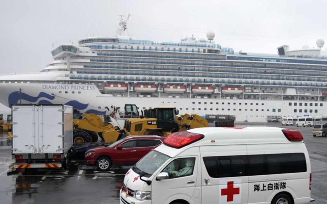 Con 99 nuevos casos positivos, ya suman 553 los contagiados en el crucero en cuarentena en Japón