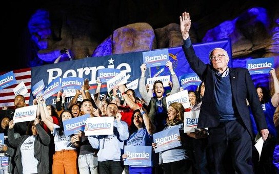 Primeros resultados dan amplia ventaja a Sanders en las primarias demócratas en Nevada