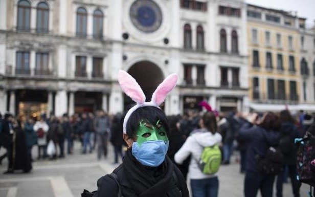 Por el coronavirus, cancelan el carnaval de Venecia